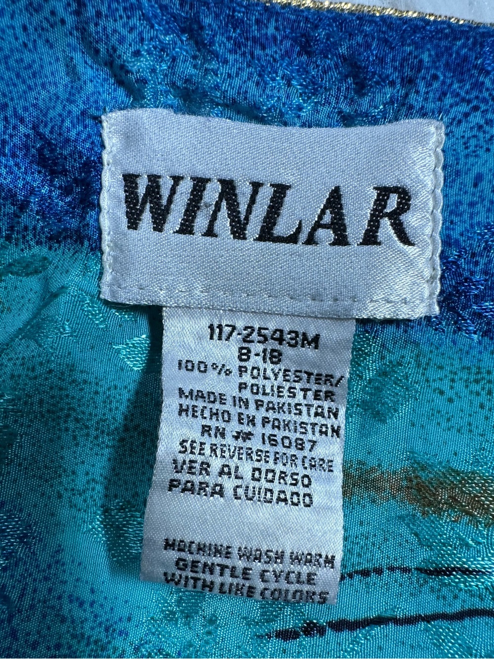 Winlar • Vintage Tropical Floral & Shell Caftan - Picture 3 of 14